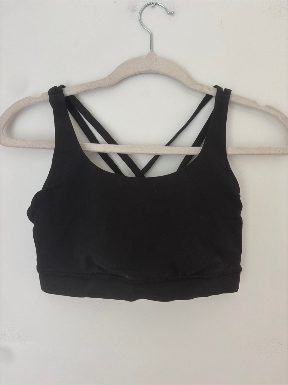 Lululemon Black Energy Sports Bra Size 8